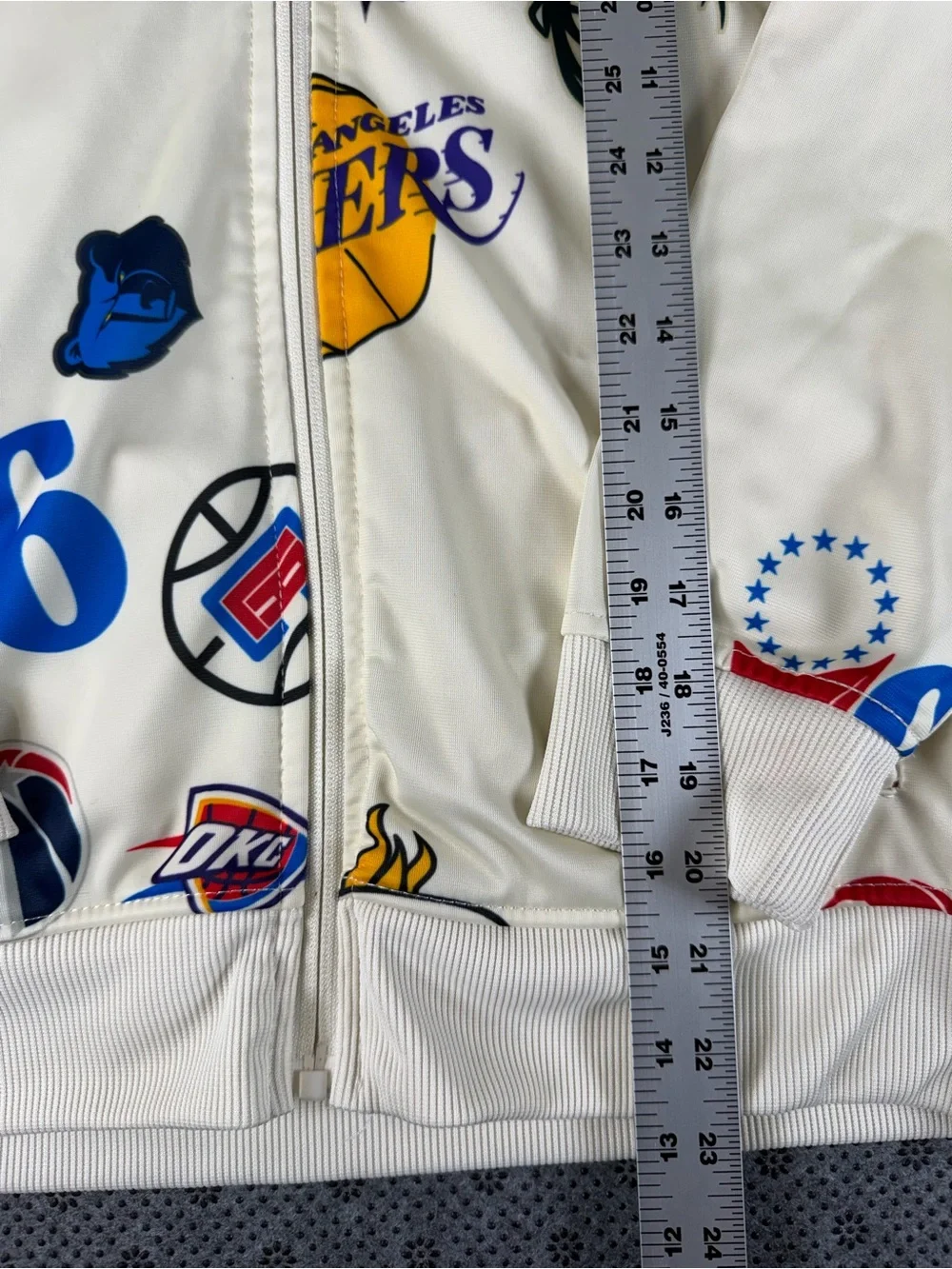 NBA Team Logos Lightweight Full Zip Up